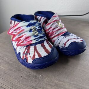 Nike KYBrid S2 TDV Size 7C Tie Dye USA Toddler Basketball Shoes DA2324-400 ~READ